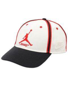 Jordan x Awake NY Club Cap in Sail and University Red (2024) - Bisy Clothing