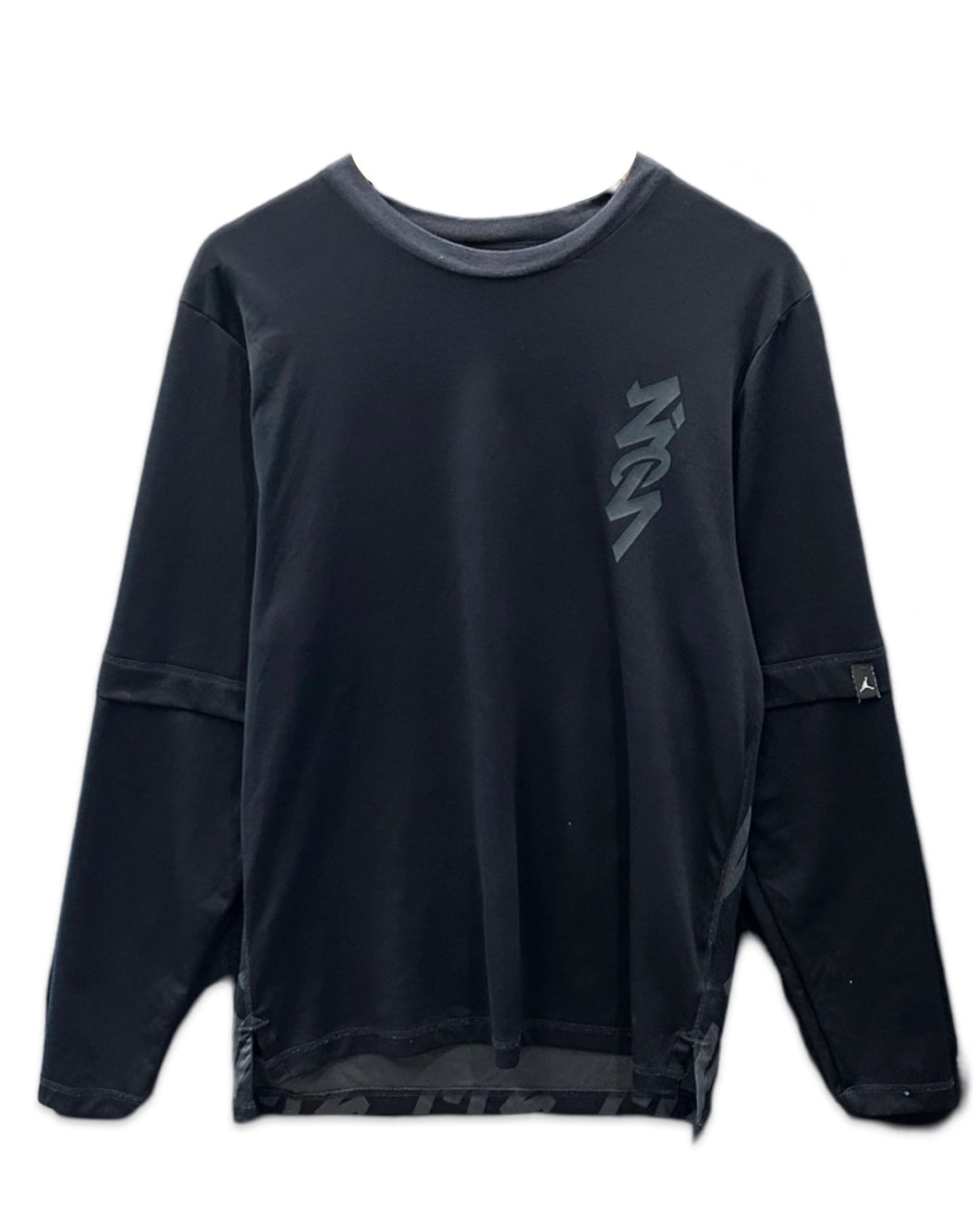 Jordan Zion Longsleeve Shooting Shirt in Black - Bisy Clothing