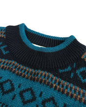 Load image into Gallery viewer, Jump Shetland Wool Aztec Sweater (Vintage) - Bisy Clothing