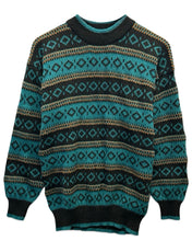 Load image into Gallery viewer, Jump Shetland Wool Aztec Sweater (Vintage) - Bisy Clothing
