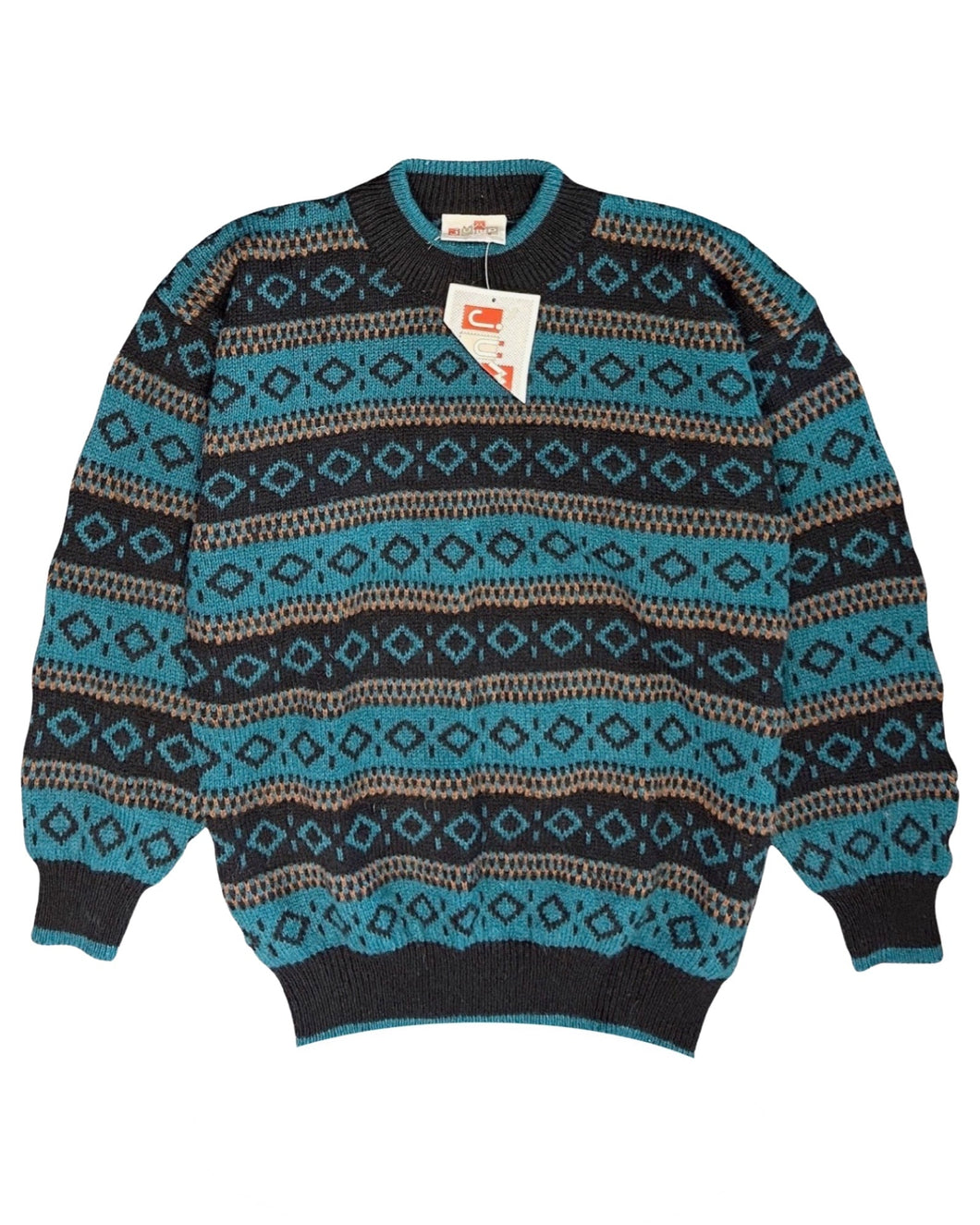 Jump Vintage Deadstock Shetland Wool Jumper ⏐ Size S/M - Bisy Clothing