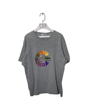將圖片載入圖庫檢視器 LACOSTE Size M Vintage Embroidered Grey Short Sleeve T-Shirt Mens - Bisy Clothing