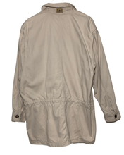 Load image into Gallery viewer, LEE Size XL Vintage Lee Jeans Zip Long Jacket in Beige Men&#39;s - Bisy Clothing