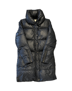 Levi's Longline Puff Quilted Coat Black ⏐ Size S - Bisy Clothing
