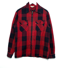 將圖片載入圖庫檢視器 LEVI&#39;S Size M Red Tag Plaid Zip Jacket Women&#39;s MAY3821 - Bisy Clothing