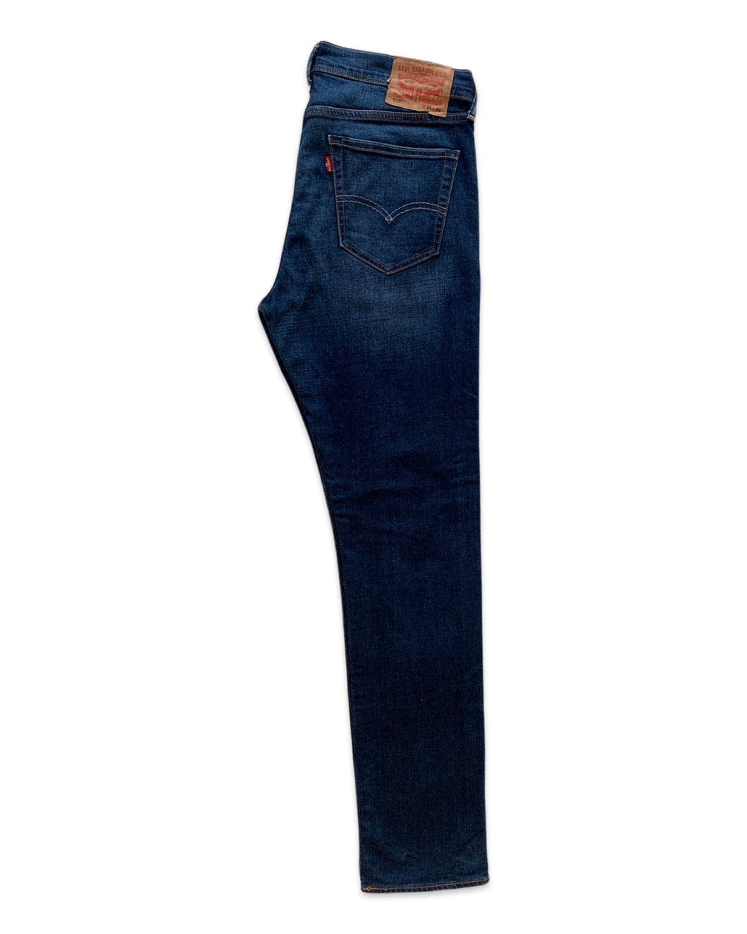 LEVI’S Size W34 510 Navy Blue Denim Jeans Mens 181022 - Bisy Clothing