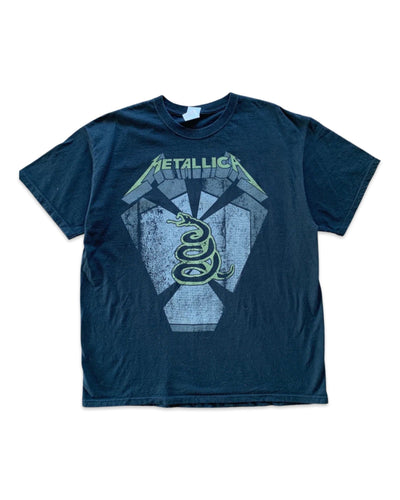 METALLICA Size XL Licenced 2012 Black Album T-Shirt in Black Men's JAN170 - Bisy Clothing
