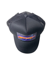 將圖片載入圖庫檢視器 Microsoft Vintage Y2K Word Art Trucket Cap in Black New/Deadstock - Bisy Clothing