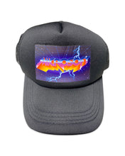 將圖片載入圖庫檢視器 Microsoft Vintage Y2K Word Art Trucket Cap in Black New/Deadstock - Bisy Clothing
