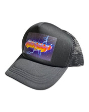 將圖片載入圖庫檢視器 Microsoft Vintage Y2K Word Art Trucket Cap in Black New/Deadstock - Bisy Clothing