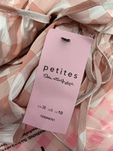 將圖片載入圖庫檢視器 Miss Selfridge UK10 US6 Petite Gingham Chiffon Midi Dress NEW - Bisy Clothing