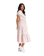 將圖片載入圖庫檢視器 Miss Selfridge UK10 US6 Petite Gingham Chiffon Midi Dress NEW - Bisy Clothing