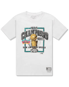 Mitchell & Ness NBA 1999 Champions San Antonio Spurs in White - Bisy Clothing