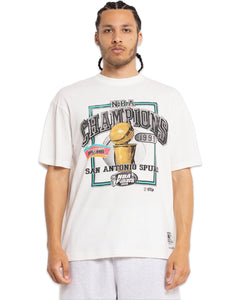 Mitchell & Ness NBA 1999 Champions San Antonio Spurs in White - Bisy Clothing