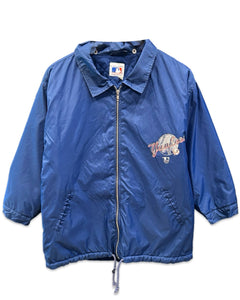 MLB Vintage 1994 New York Yankees Baseball Zip Jacket in Blue - Bisy Clothing