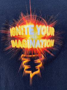 NATIONAL SCIENCE WEEK Size M Australian Government T-shirt in Black Mens JAN101 - Bisy Clothing