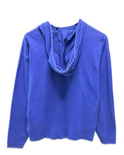 Load image into Gallery viewer, Nautica H2000 Vintage Lightweight Hooded Shirt in Blue - Bisy Clothing