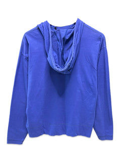 Nautica H2000 Vintage Lightweight Hooded Shirt in Blue - Bisy Clothing