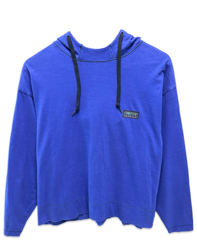 Nautica H2000 Vintage Lightweight Hooded Shirt in Blue - Bisy Clothing