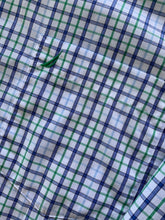 Load image into Gallery viewer, NAUTICA Size XL Long Sleeve Green, White and Blue Check Button Shirt Men&#39;s APR821 - Bisy Clothing