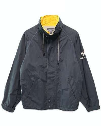 Nautica Vintage Sailing Jacket in Navy / Yellow - Bisy Clothing