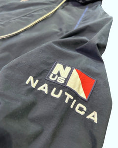 Nautica Vintage Sailing Jacket in Navy / Yellow - Bisy Clothing