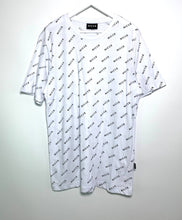 將圖片載入圖庫檢視器 NICCE Size L Nicce Logo Patter Print White Short Sleeve T-Shirt Men&#39;s APR6021 - Bisy Clothing