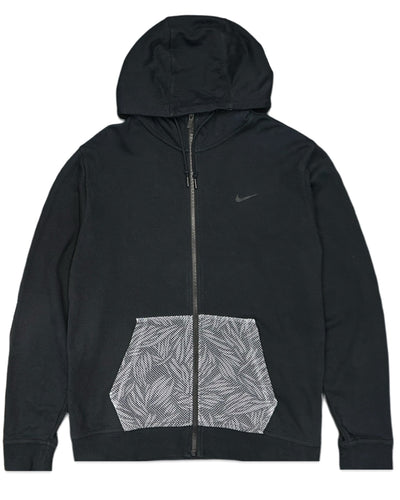 Nike Club Full Zip Hooded Jumper in Black - Bisy Clothing
