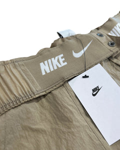 Nike NSW High Waisted Wide Leg Woven Cargo Pants in Khaki - Bisy Clothing