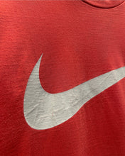 Load image into Gallery viewer, Nike Vintage Y2K Swoosh T-Shirt in Burgundy - Bisy Clothing