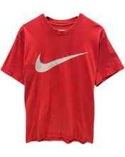 Load image into Gallery viewer, Nike Vintage Y2K Swoosh T-Shirt in Burgundy - Bisy Clothing
