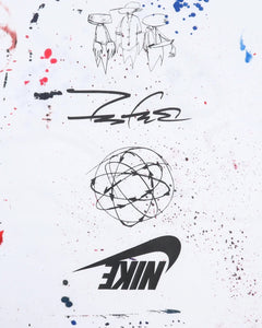 Nike x Futura 2000 NSW M90 Breaking T-Shirt in White - Bisy Clothing