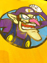 Load image into Gallery viewer, Nintendo Super Mario 2019 Wario Short Sleeve T-Shirt in Mustard ⏐ Size XL - Bisy Clothing