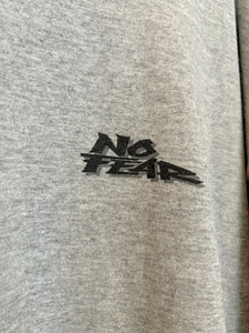 No Fear 1996 Vintage Long Sleeve T-Shirt in Grey ⏐ Size L - Bisy Clothing