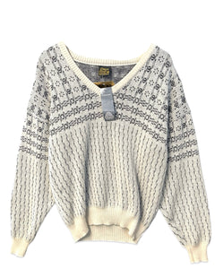 Onyx Vintage Deadstock Pure New Wool Jumper - Bisy Clothing
