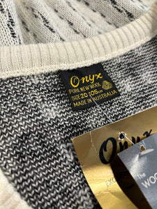 Onyx Vintage Deadstock Pure New Wool Jumper - Bisy Clothing