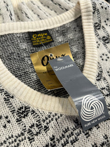 Onyx Vintage Deadstock Pure New Wool Jumper - Bisy Clothing