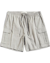 Load image into Gallery viewer, PacSun Linen Cargo Shorts in Light Grey - Bisy Clothing