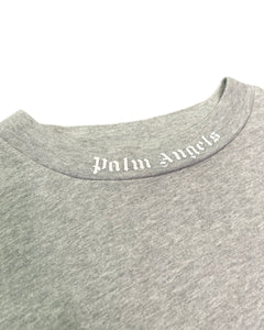 Palm Angels Classic Logo Over T-Shirt in Grey (2022) - Bisy Clothing