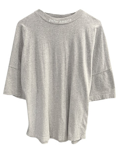 Palm Angels Classic Logo Over T-Shirt in Grey (2022) - Bisy Clothing