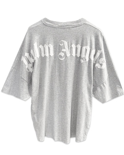 Palm Angels Classic Logo Over T-Shirt in Grey (2022) - Bisy Clothing