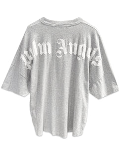 Palm Angels Classic Logo Over T-Shirt in Grey (2022) - Bisy Clothing