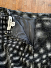 Load image into Gallery viewer, PERRI CUTTEN Size 14 Pencil Skirt in Black with White Detailing Women&#39;s DEC104 - Bisy Clothing