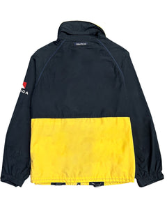 Vintage Yacht Jacket Sleeve Embroidery in Yellow / Black  ⏐ Size S (Fits M)