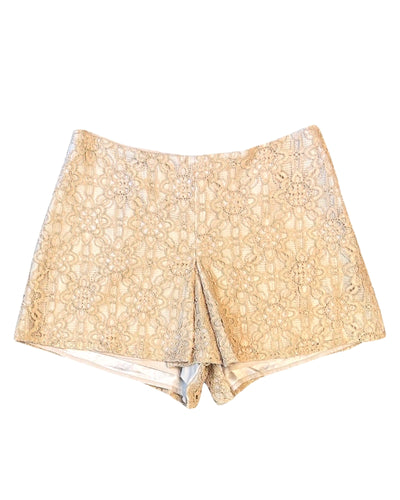 Lace Short in Rose Gold ⏐ Size 10