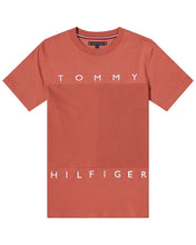 將圖片載入圖庫檢視器 Tommy Hilfiger Mono Flag Short Sleeve T-Shirt Dusty Copper⏐ Size XS