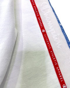 Champion Crop Crew Jumper Taped Sleeves in White ⏐ Size M