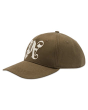 將圖片載入圖庫檢視器 Palm Angels Logo Embroidered Baseball Cap in Brown