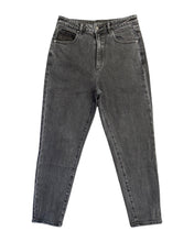 Load image into Gallery viewer, High Waisted Tapered Charcoal Denim Jeans ⏐ Size 10