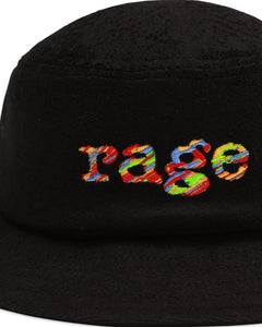 Rage Bucket Cap Terry Towel in Black (Unisex)